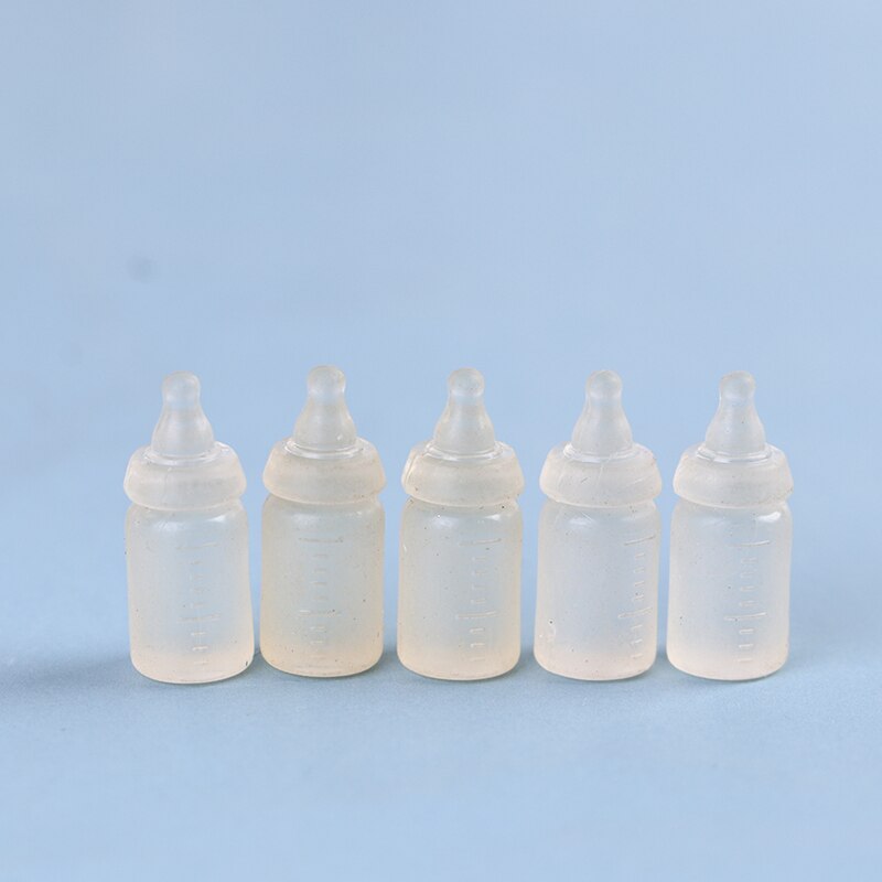 5 sztuk 1:12 domek dla lalek miniaturowe mini butelka mleka butelki robić karmienia zabawki symulacyjne