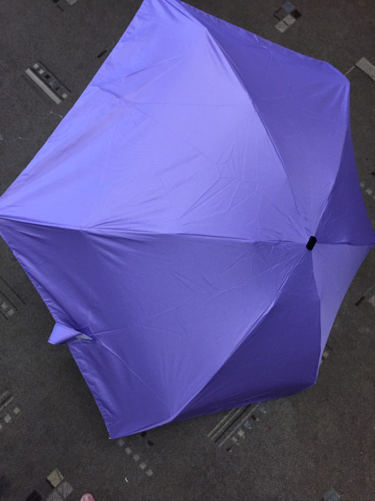 Mini Parapluie Plat, Léger et Facile à Ranger, Parasol Pliant de Petite Taille, Contre Soleil et Pluie, pour Femme