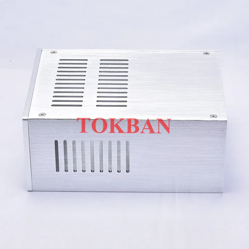 Tokban 168*100*229mm All-aluminum Power Amplifier Chassis Enclosure Multifunctional Audio Amplifier Case Shell
