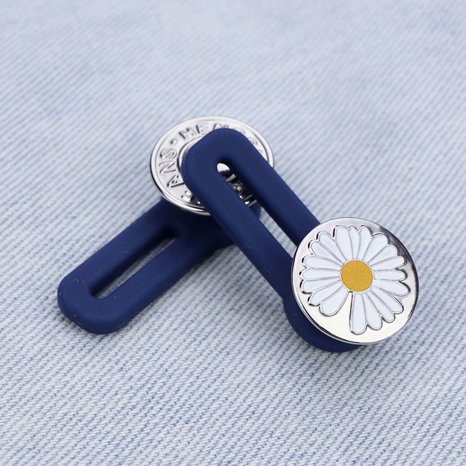 Extenseur de boutons en métal pour pantalons, 10 pièces, outils de couture gratuits, réglables, rétractables, réutilisables