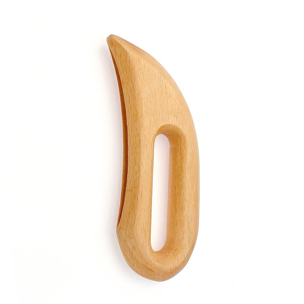 Planche de Massage Gua Sha en Bois, Outil de Thérapie Corporel Amincissant: D-Upgrade-1pc