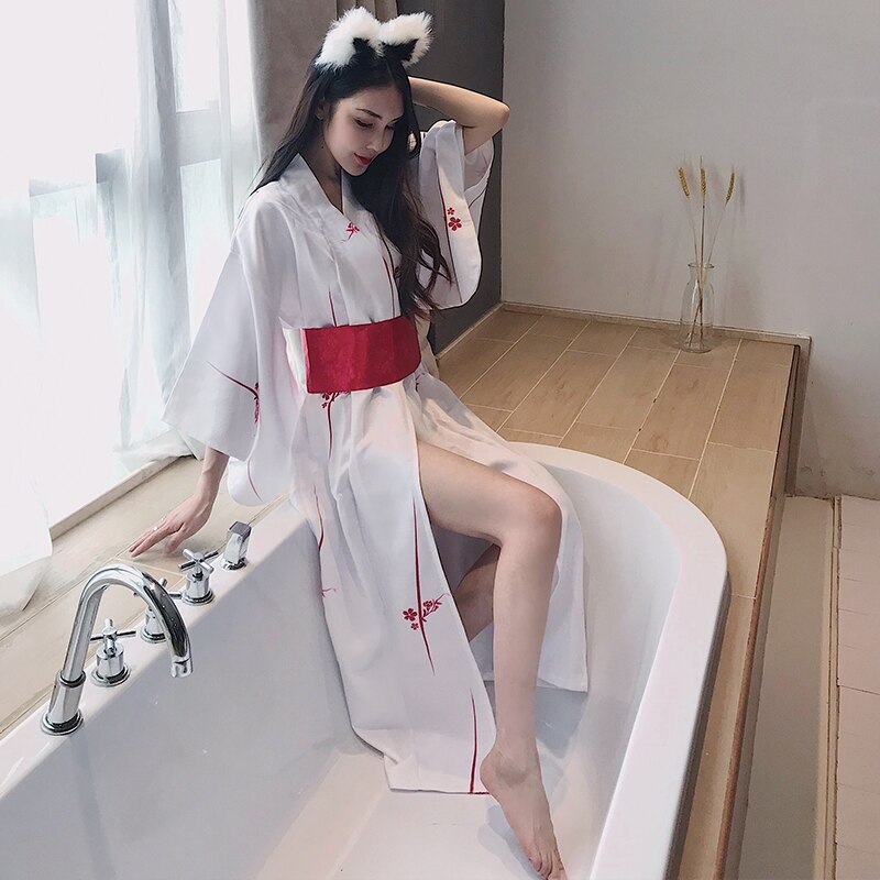 Japanse Kimono Traditionele Vrouwen Sexy Jurk Japan Kleding Vrouwen Haori Yukata Cosplay Japanse Kimono Geisha Kostuum FF2372