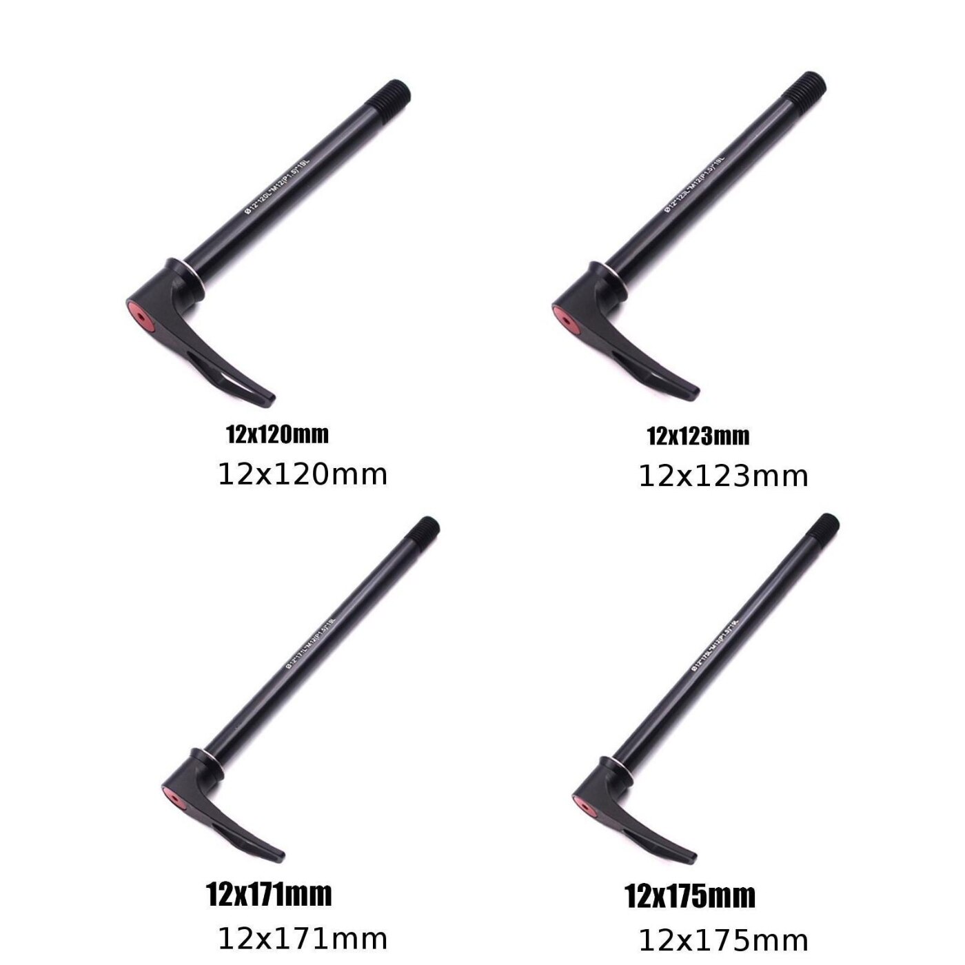 Road Bike Bicycle Front Fork Frame Rear Thru Axle 12MM Aluminum Skewer Aging Resistance