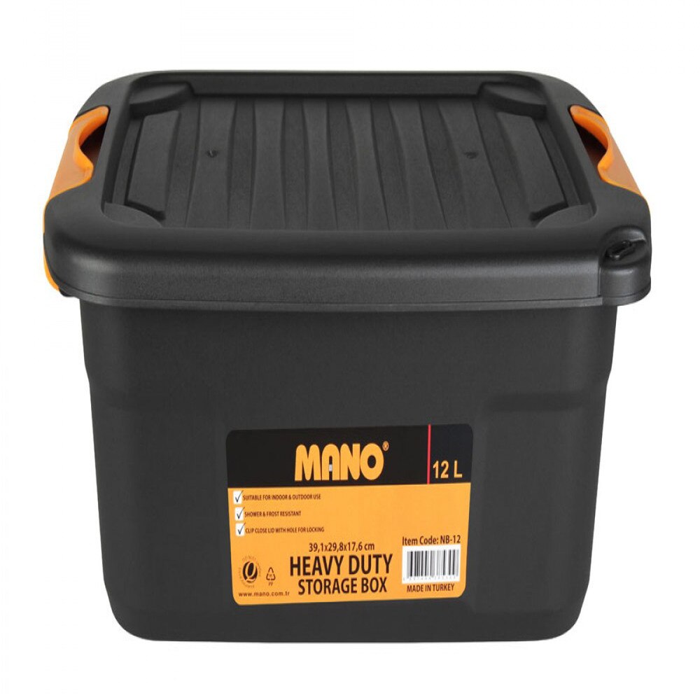 Mano nb -12/20/30/42/60 liter opbevaringsbokse hardware opbevaringsboks hardware æske hjemmeforretning plast negle skruetang boks: 12 liter