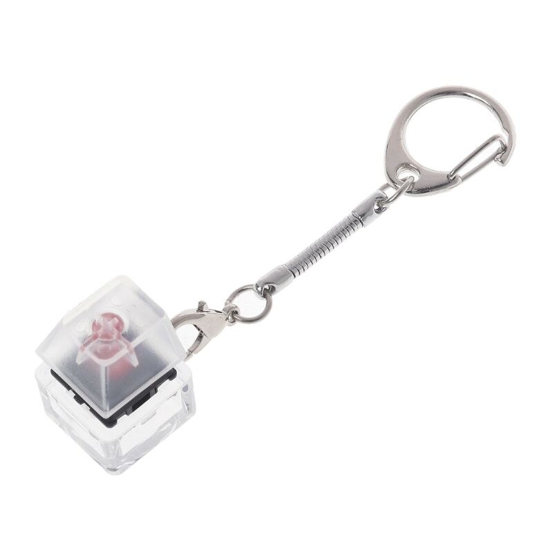 1PC Cherry MX Switch Mechanical Switch Keychain For Keyboard Switches Tester Kit Without LED Light Toys Stress Relief: Red Switch