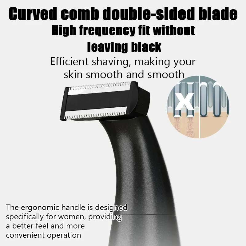 4 in 1 unisex Intimbereiche Haarschnitt Präzisionsrasierer Männer Bikinizone Empfindlicher Rasierer Haarrasierer Trimmer Gesichtsbartschneider