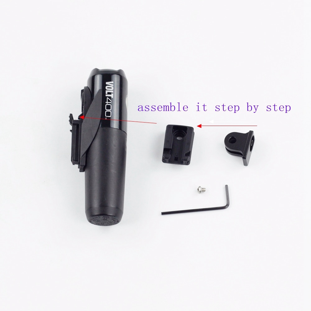 Adapter til cykellampe til cateye volt 300 400 flash light tilslutning til garmin byton computer mount med gopro kamera adapter