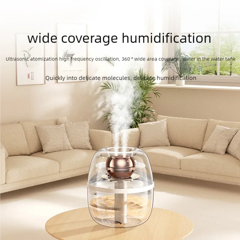 Xiaomi Youpin Humidifier Air Purifier Double Spray Humidifier with Night Light Quiet Humidifier Cool Mist Aromatherapy Heavy Fog