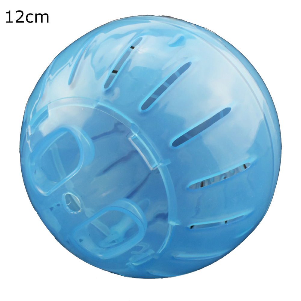 Plastik draussen Sport Ball Grounder Ratte klein Haustier Nagetier Mäuse Joggen Ball Spielzeug Hamster Rennmaus Ratte Übung Bälle abspielen Spielzeuge: Blau2 12cm