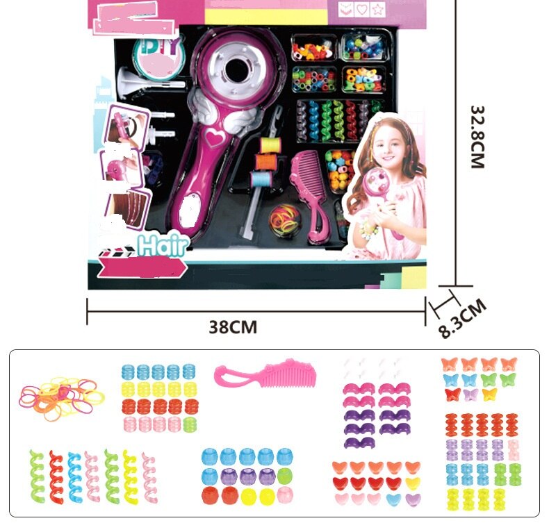 Electric Automatic DIY Hair Knitting Machine Braid Hair Tools Twist Knitting Hair Knitting Roll Twisted Xmas: hair braider 2