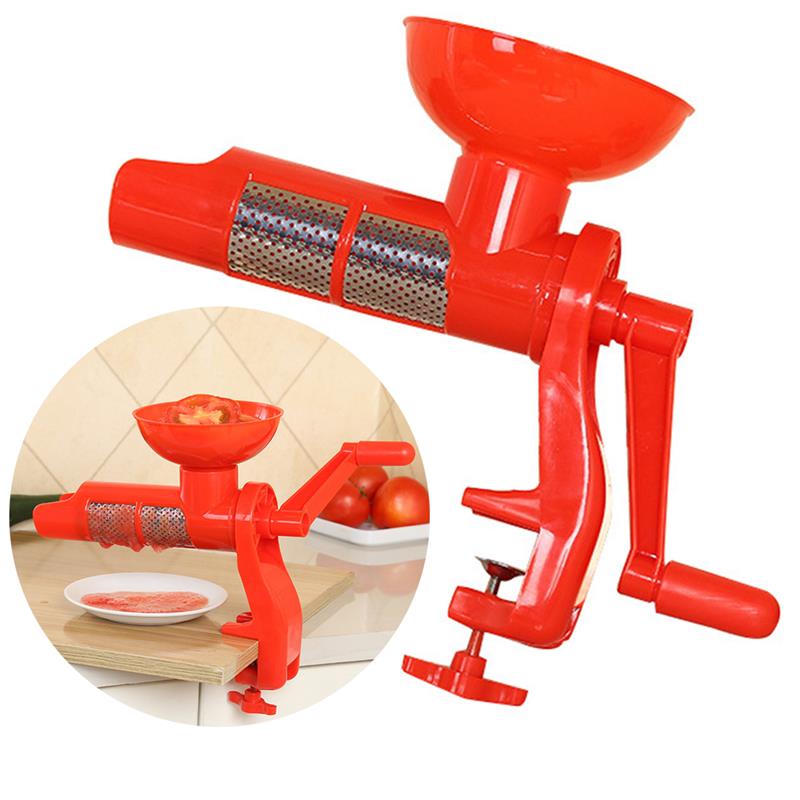 Multi-purpose Tomato Press Manual Tomato Juicer Sauce Maker Food Strainer for Fruit Vegetables Home Kitchen Accessories: Default Title