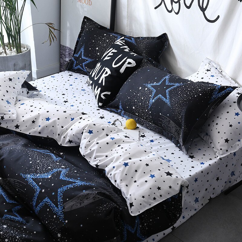 Home Textile Cartoon Happy Family Winter 3/4pcs Child Adult Bedding Set Luxury Comfortable Bedclothes Duvet Cover Bed Linen