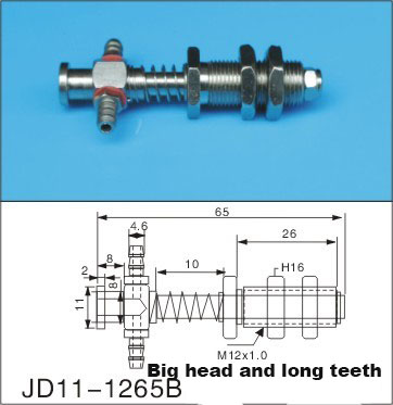 Robot accessories fittings Big head fittings pneumatic vacuum cup holder Fitting pneumatic component Tail intake