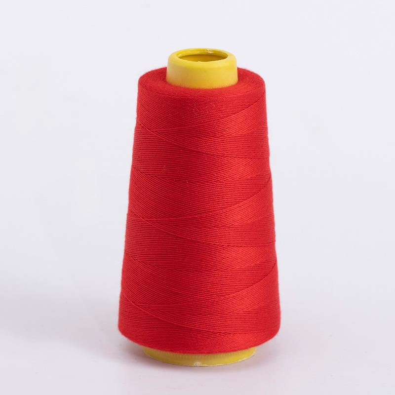 Hilo de coser grueso 203 de tela vaquera, hilo de coser de poliéster de Color, máquina de coser, costura doméstica, accesorios hechos a mano DIY: Rojo
