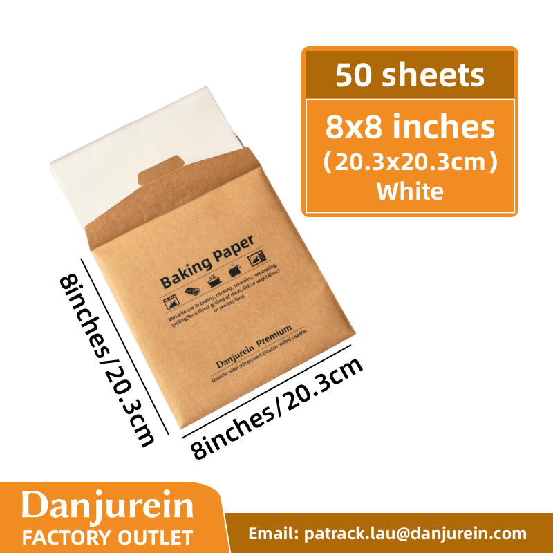 Parchment Paper Baking Paper 4"6"8"9"10"12" Precut Non-Stick Grilling Food Packaging Oven Air Fryer Steaming Bread Cake Cookie: green