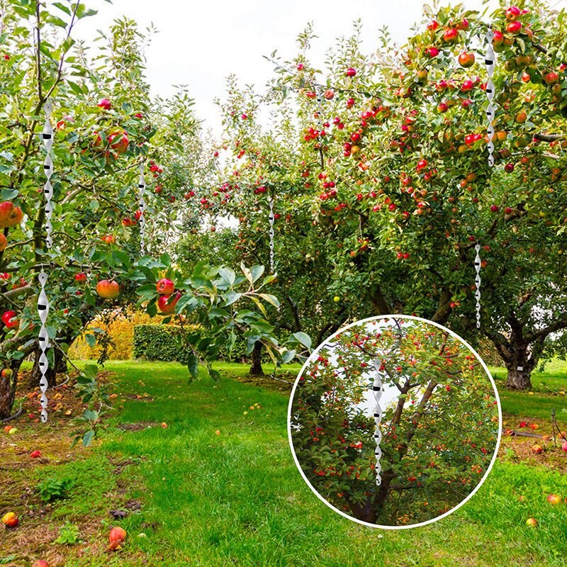 12Pcs Bird Repellent Rods, Reflective Bird Deterrent Rods, Bird Deterrent Rods Reflective Bird Frighten Pigeons