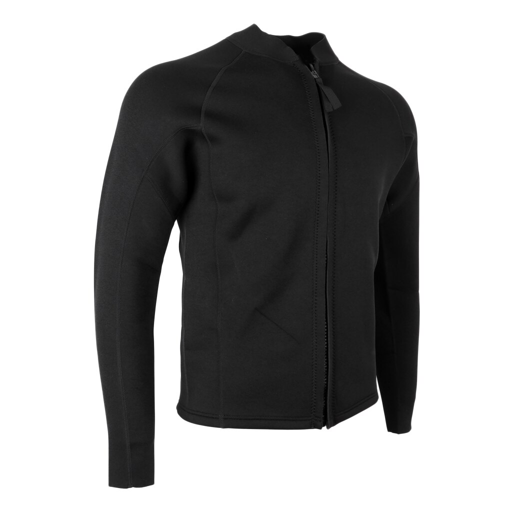 Men's 3mm Neoprene Long Sleeve Wetsuit Jacket Top - Scuba Diving, Surfing, Swimming