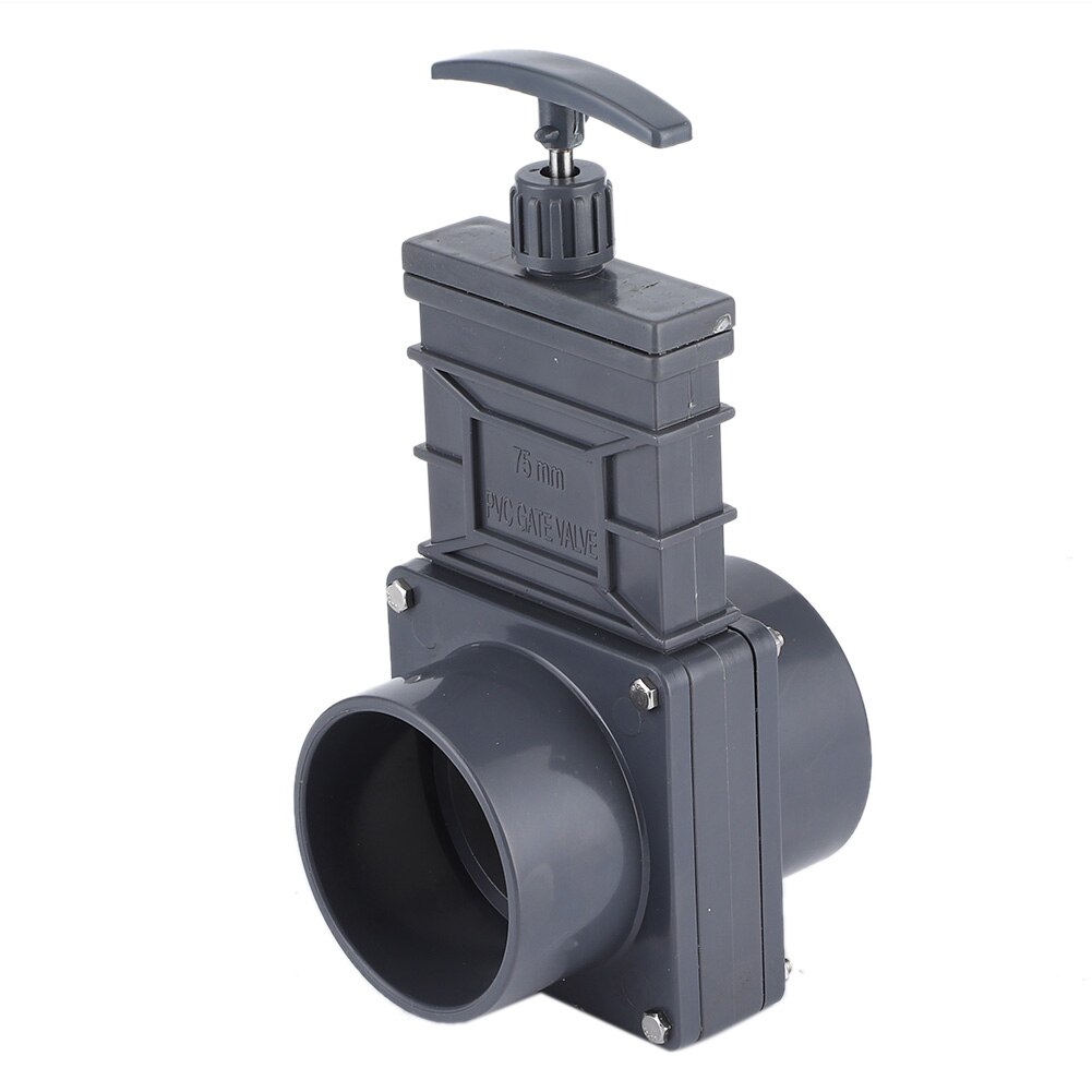 75mm RV Dump Valve Manual Drain Sewer Waste Valve Outdoor Home Accessories for Van Caravan Drain Waste Valve