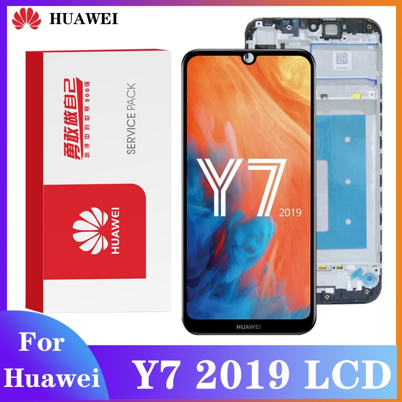 Originele Screen Voor Huawei Huawei Y7 Lcd Digitizer Vergadering Touch Display Gelden Huawei Y7 DUB-LX3 DUB-L23 DUB-LX1