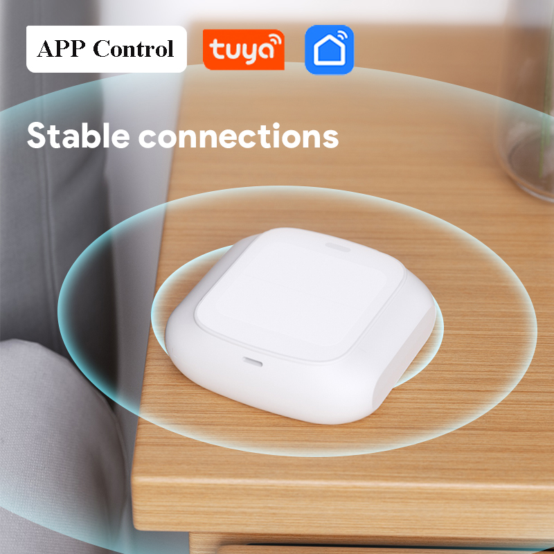 Tuya WiFi ZigBee inteligentna scena przełącznik bezprzewodowy kontroler przyciskowy scenariusz automatyki 2-gniazdowe inteligentne gadżety domowe inteligentne sterowanie