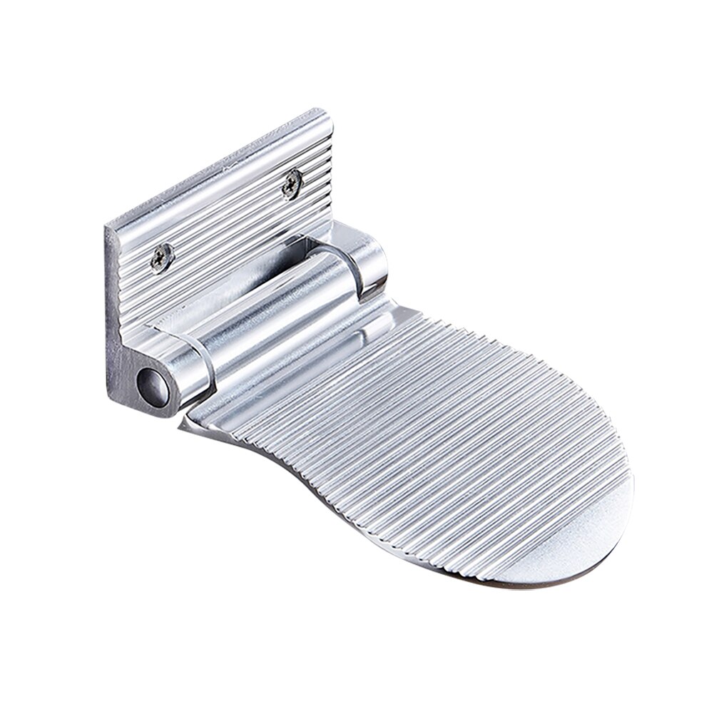 Aluminum Wall Mount Shower Footstool Shower Footstool Bathroom Stand Footstool Non-slip Shower Foot Rest Bathroom Pedals: SR