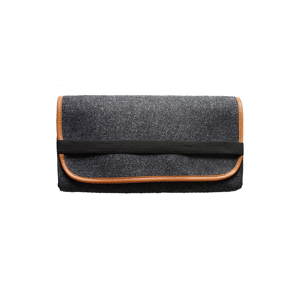 Mechanical Keyboard Storage Bag Elastic Band Felt Fabric Pouch Practical Large Capacity Keyboard Organizer PC Accessories: 31 x 17 x 4.5 cm