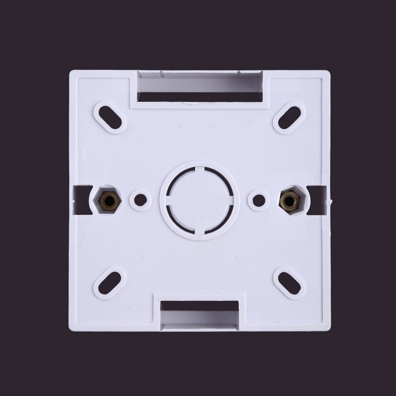 86X86 PVC Thickening Junction Box Wall Mount Cassette For Switch Socket Base Switch Bottom Box Electrical Box Accessories