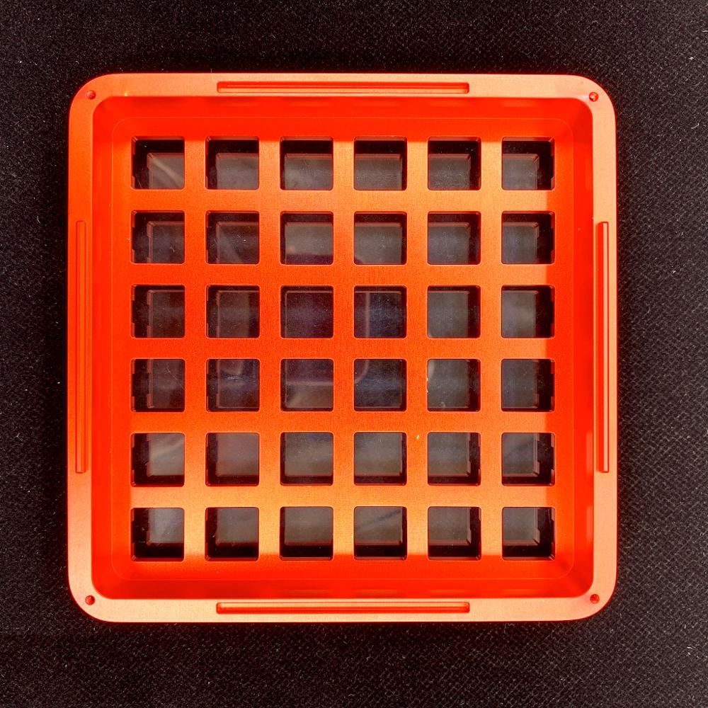keyfirst aluminium alloy switch storage box Keycap display box Multi color options: red
