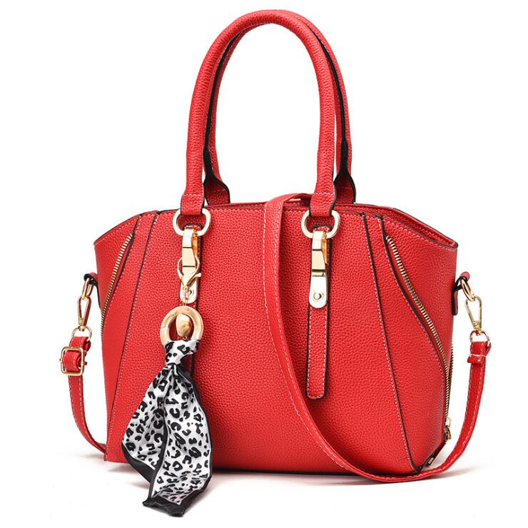 Lady Luxury Brand Handbags Sac A Main Femme Crossbody BagsBlack Color Women Handbags Crossbody Shoulder for Winter: Red Bag