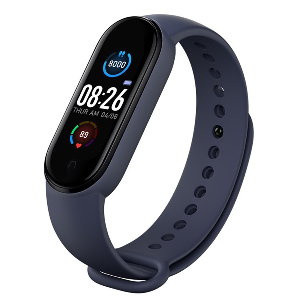 M5 Smart Horloge Mannen Vrouwen Hartslag Smartband Fitness Tracker Smartwatch Band 5 Sport Horloge Slimme Armband Voor Ios Android: 02