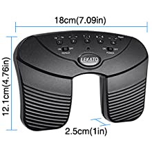 Lekato Bluetooth Page Music Turner Pedaal USB Oplaadbare Draadloze Page Turner Stil voetpedaal voor Ipad Iphone Tablet Laptop