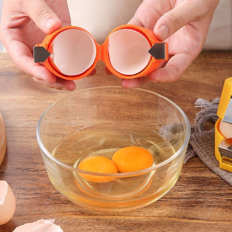 1pc kreative Eierschale Flaschen öffner Eierschalen schneider Eier schäler schnell einschneiden Eier platte Küche Eier brecher Küchen werkzeug Eier klemme