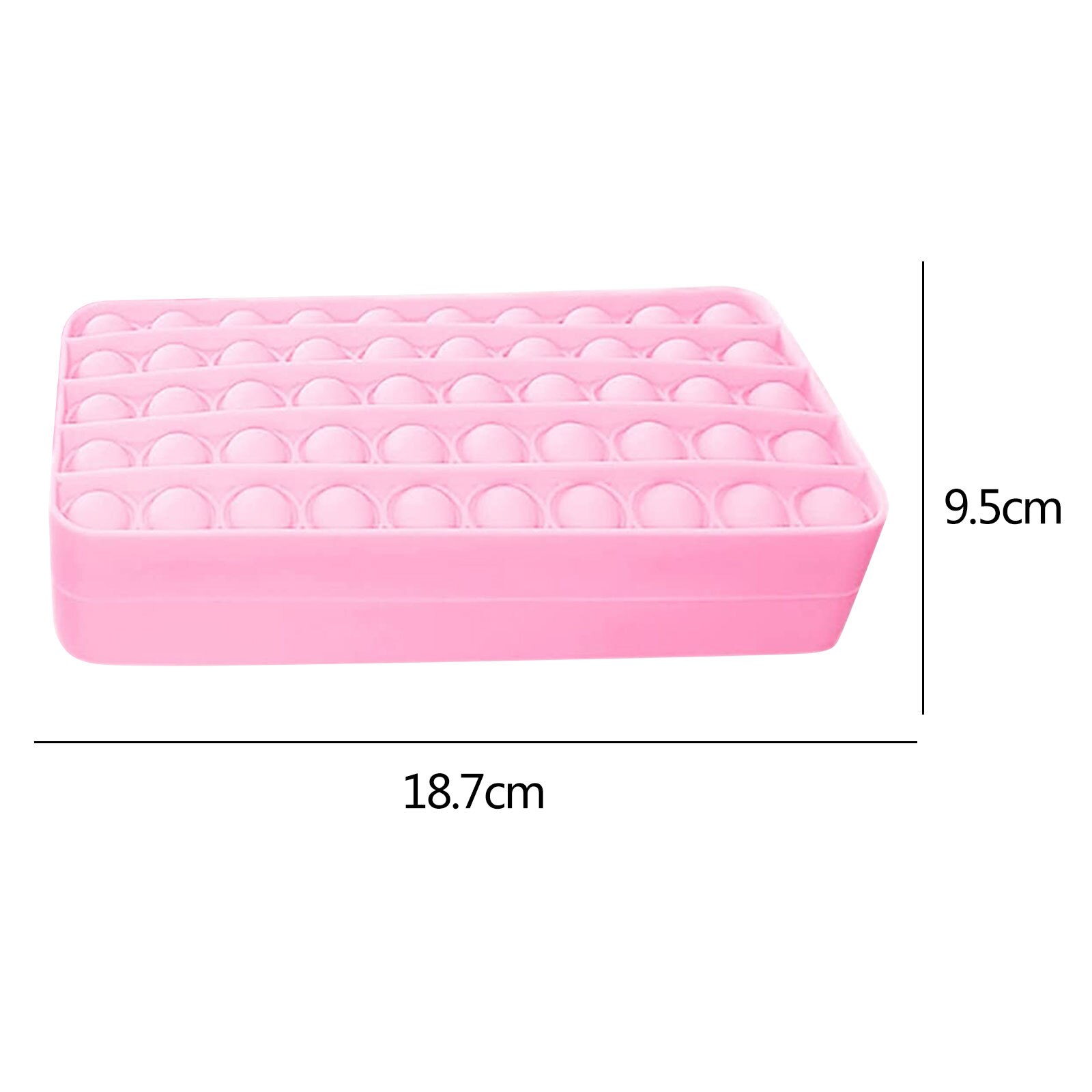 Caja de lápices para aliviar el estrés para niños, juguete antiestrés, caja de papelería de burbujas, juguete sensorial