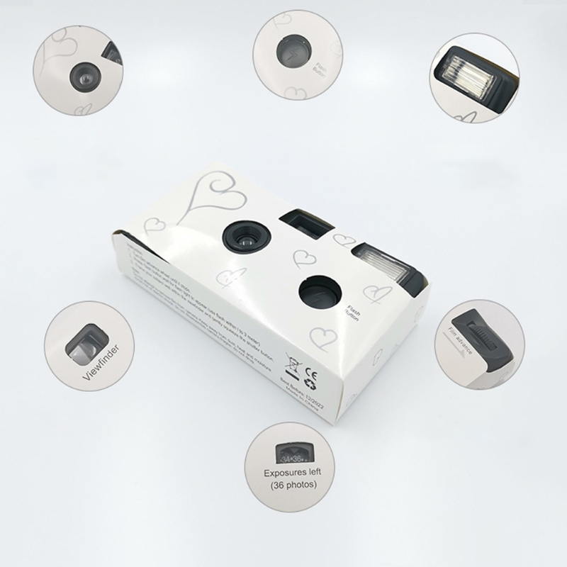 16 Photos Disposable Film Camera with Single Use Once Pictures Tool Disposable Camera Wedding Bulk Souvenirs