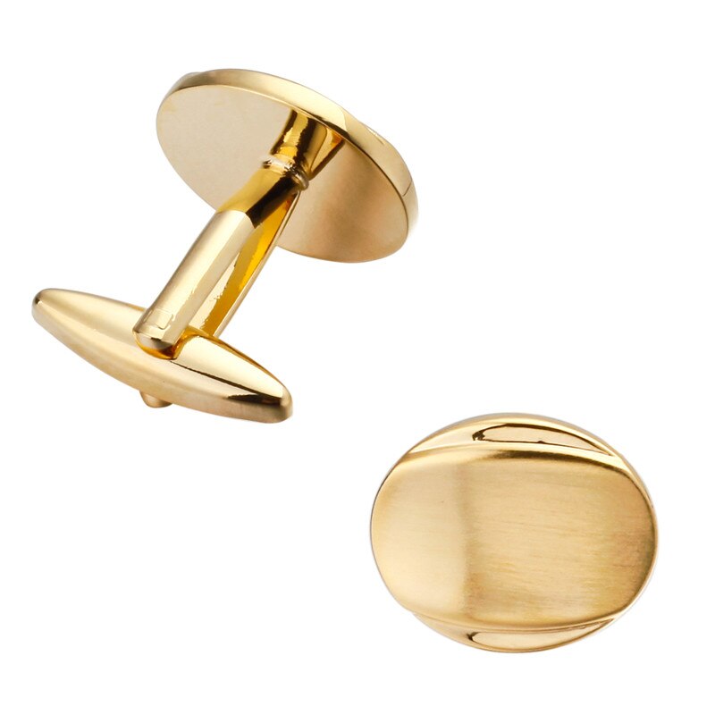 KC ster ronde gouden Manchetknopen koper materiaal man vaderdag Manchetknopen fabrikanten
