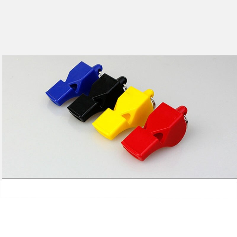 50PCS Referee Classic Whistle Basketball Football Volleyball Dolphin Whistle with Lanyard