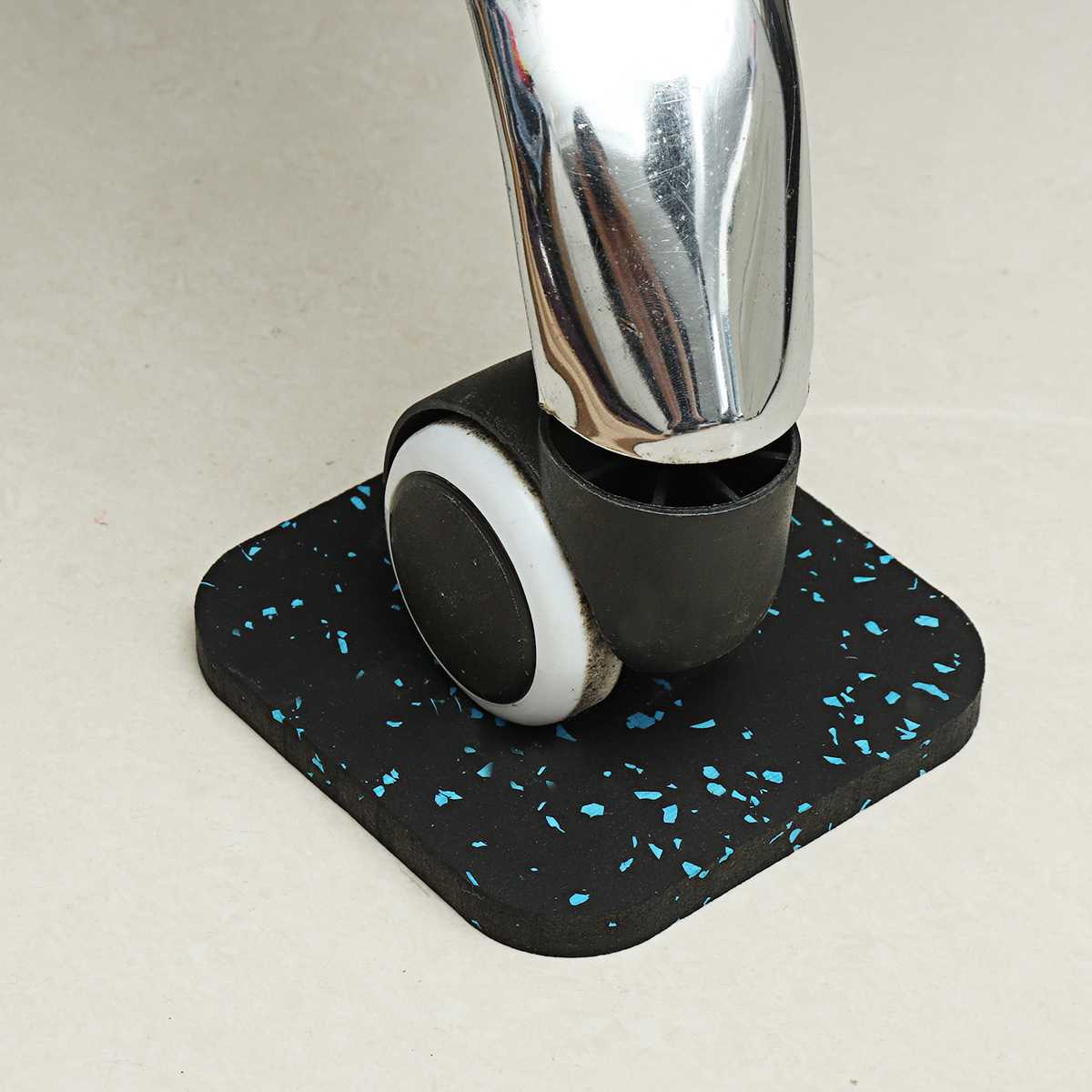 10 x 10cm rubberen loopbandmat vloerbeschermer schokbestendig kussen oefenmat sportschool hardlopen fitnessapparatuur accessoires