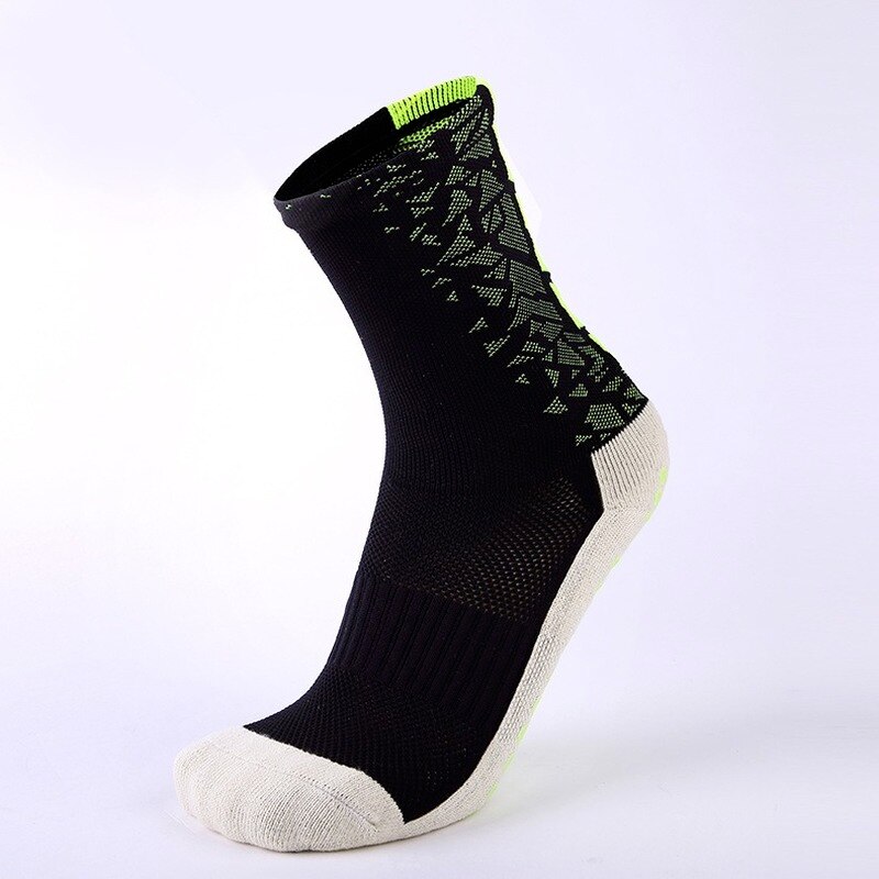 Silica Gel Non-slip Basketball Socks Men Women Thick Towel Bottom Mid-tube Sports Socks Outdoor Running Cycling Socks SKJ043