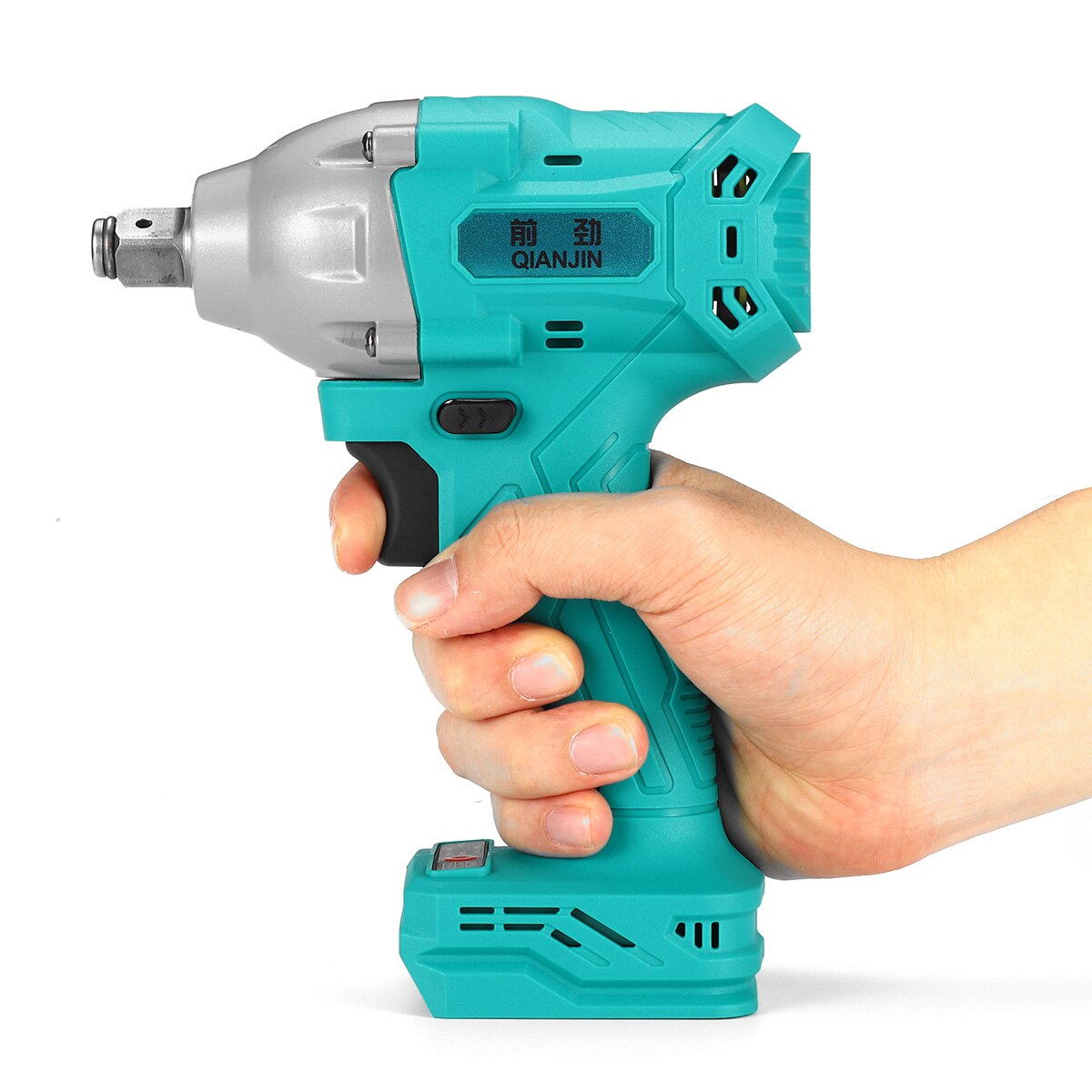 1/2 inch Square Wrench 21V Brushless Cordless Electric Impact Wrench Hand Drill Installation Power Tool