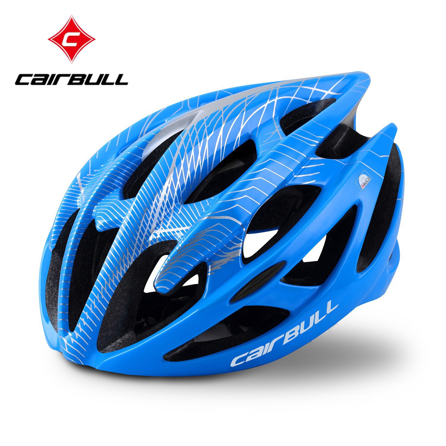 Ultraleicht Radfahren Helm mit Polarisierte Gläser Einstellbar Mountain Reiten Bike Kopf Schutz Helm Fahrrad Sport Helme: blue / SM(52-58cm)