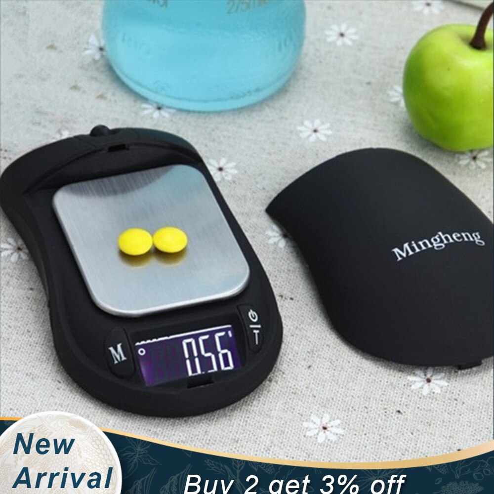 Portable digital scale high precision hidden mouse scale kitchen timer digital alarm clock electronic timer Échelle numérique