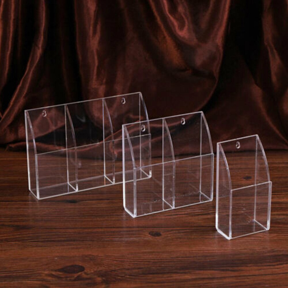 TV Remote Control Holder Wall Mount Acrylic Organizer Stand Box Storage Phone Plug Holder Multifunction USB Charging Stand