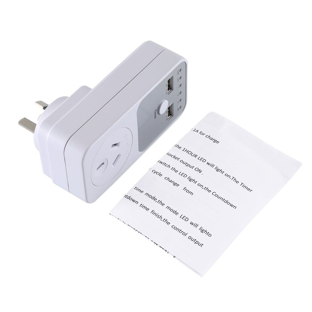 EU UK AU Plug Countdown Timer Switch Smart Control Plug-In Socket Auto Shut Off Outlet Automaticl Turn Off Electronic Device