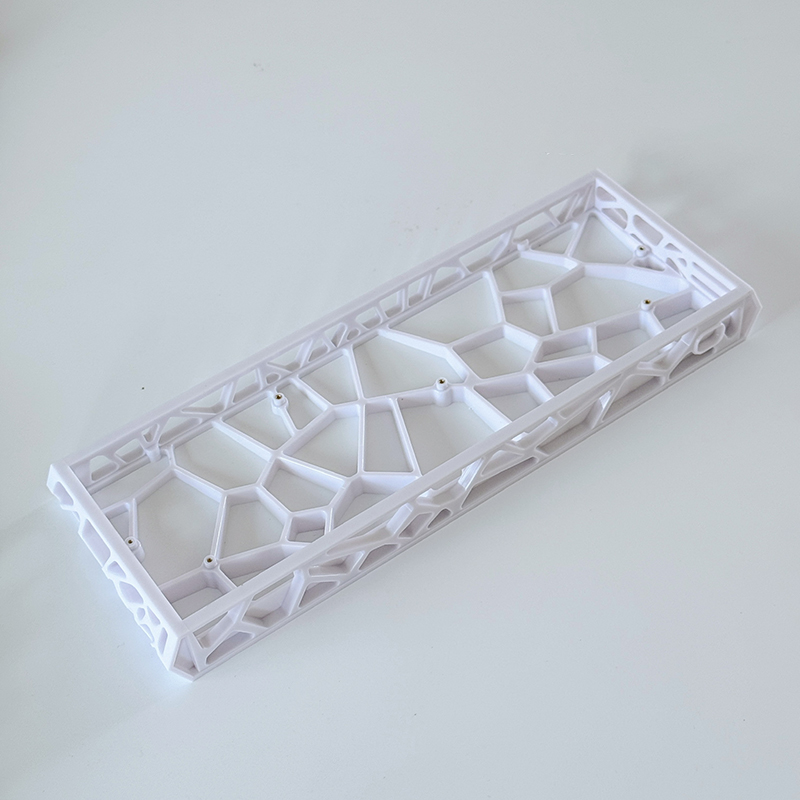 Holy60 Hollow Keyboard Case GH60 GT60 Mad60 Wooting60 M6 Custom Keyboard Shell White/red PC Gamer DIY Mechanical Keyboard: BROWN