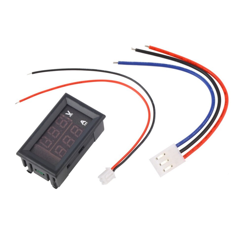 Aboiled Auto Voltmeter DC 12V/24V - LED Digital Anzeige, Wasserdicht, 37mm