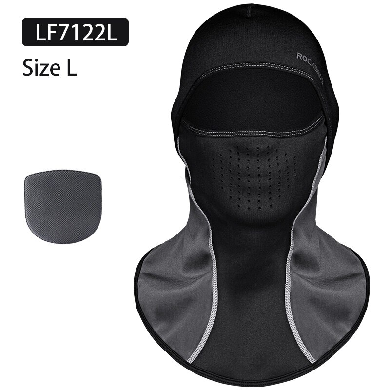 ROCKBROS Warme Vlies Ski Gesicht Maske Snowboard Winddicht Abdeckung draussen Sport Schal Sturmhauben draussen Sport Headwear Radfahren Maske: LF7122L