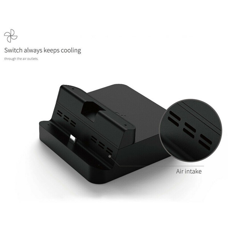 Portable Dock for Nintendo Switch, GuliKit Docking Station with USB-C PD Charging Stand, HDMI Adapter and USB 3.0 Port