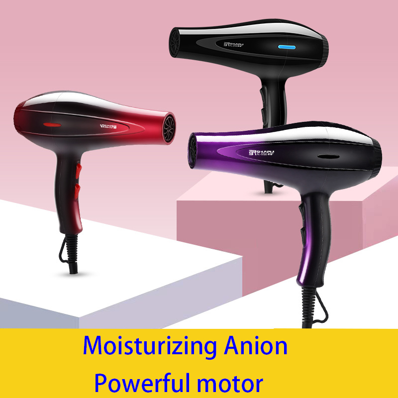 Föhn Voor Kapper Krachtige Professionele Salon Föhn Elektrische Haardroger /Koude Wind Met Air Verzamelen Nozzle