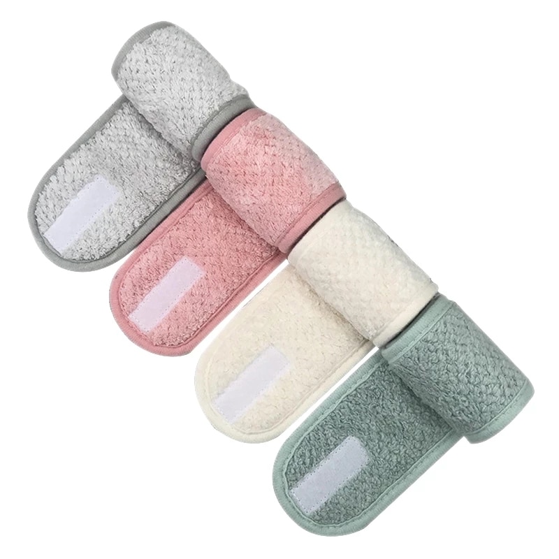 Verstelbare brede haarband antislip yoga spa bad douche make-up wash gezicht cosmetische hoofdband dames make-up accessoires