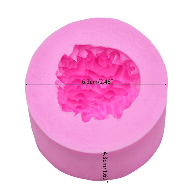 Moules de bougie cylindre et sphère forme Rose fleur Silicone moules pour faire bricolage M0XD
